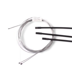 Комплект тросов переключения, с рубашкой, передн.+задн, черный