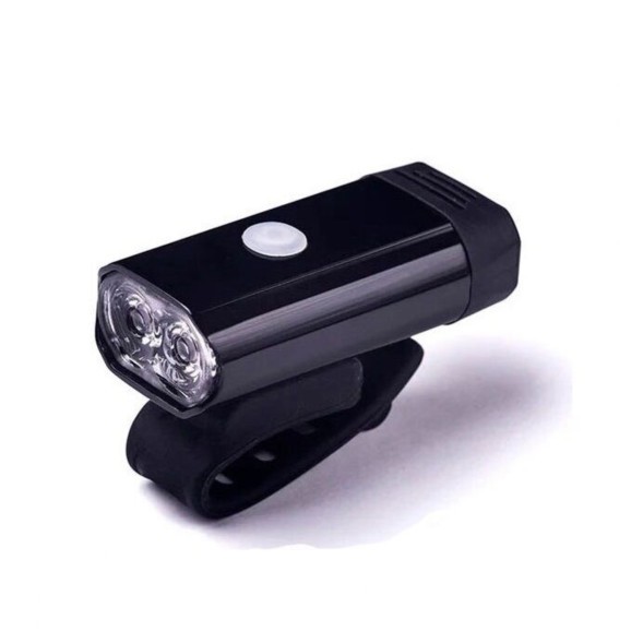 Фара передняя Jing Yi JY-7066, 2 Super Cree XPG LED, 5 Watt, USB кабель, аккумулятор 3.7V/1050 mAh, 400 lumens, водонепроницаемый IPX4, 8 режимов работы, алюминиевая