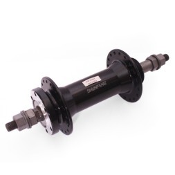 Велосипедная втулка Shunfeng SF-A214R black, задняя, FAT BIKE, ось 3/8&amp;quot;х170x215 мм, под диск 6 болтов, под трещотку, на гайках, 36H, алюминиевая, б/уп.