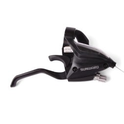 Шифтер с тормозной ручкой Suangin, правый, 7 скоростей, совместим Shimano ST-EF500, черный