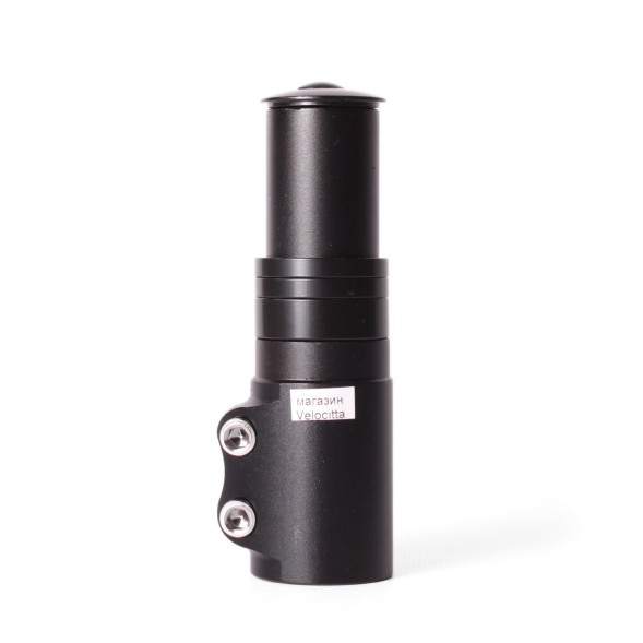 Удлинитель штока вилки Kenli KL, алюминий, 1-1/8&amp;quot;х115 мм, болт 135 мм, 4 спейсера (10 ммх2 шт., 5 ммх2шт.), черный