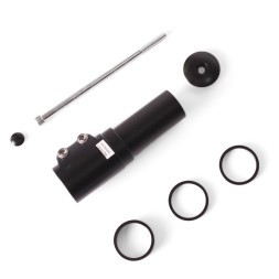 Удлинитель штока вилки Kenli KL, алюминий, 1-1/8&amp;quot;х115 мм, болт 135 мм, 4 спейсера (10 ммх2 шт., 5 ммх2шт.), черный