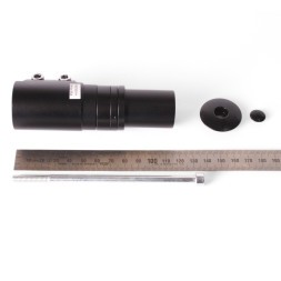 Удлинитель штока вилки Kenli KL, алюминий, 1-1/8&amp;quot;х115 мм, болт 135 мм, 4 спейсера (10 ммх2 шт., 5 ммх2шт.), черный