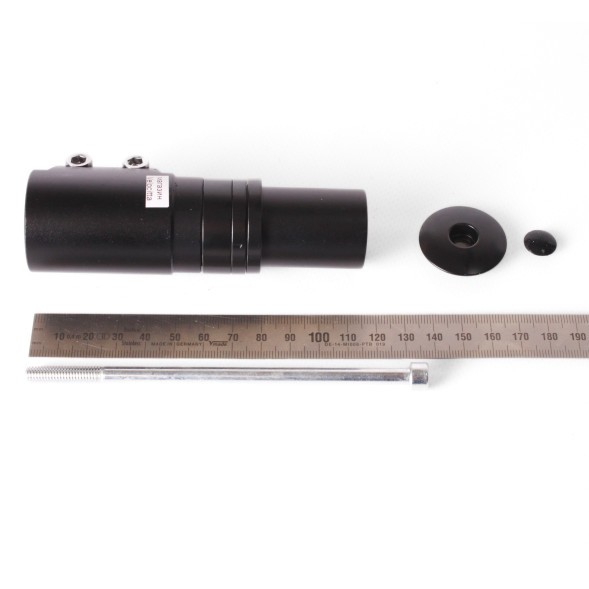 Удлинитель штока вилки Kenli KL, алюминий, 1-1/8&amp;quot;х115 мм, болт 135 мм, 4 спейсера (10 ммх2 шт., 5 ммх2шт.), черный