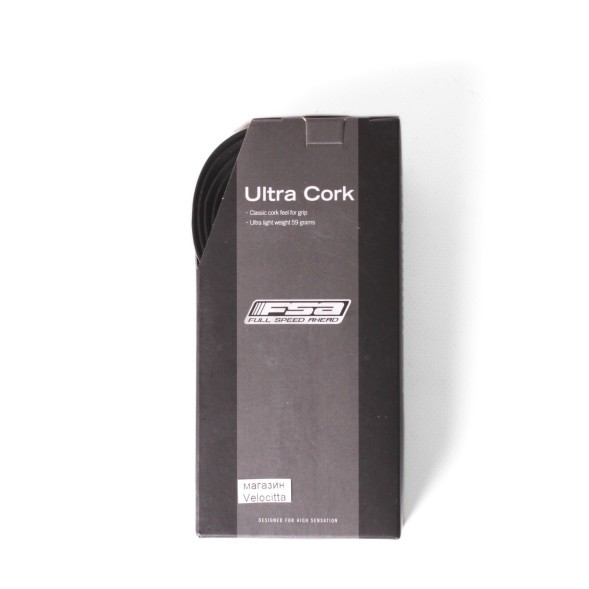 Лента на руль для велосипеда FSA Ultra Cork, черный