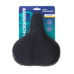 Седло велосипедное Hogger SDHG50205S0BK, 250x205 мм, комфорт, унисекс, на пружинах, блистер