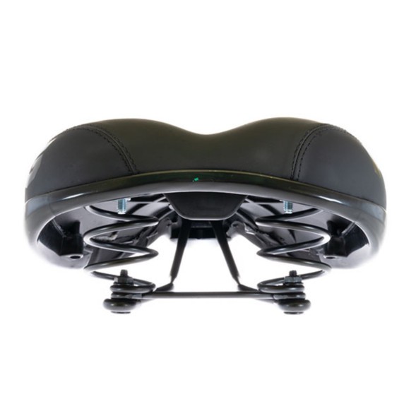 Седло велосипедное Hogger SDHG50205S0BK, 250x205 мм, комфорт, унисекс, на пружинах, блистер