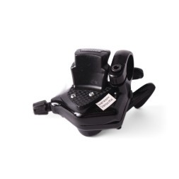 Шифтер велосипедный Saiguan KD-71-3SI, левый, 3 скорости, триггер, с тросом, черный