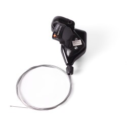 Шифтер велосипедный Saiguan KD-71-3SI, левый, 3 скорости, триггер, с тросом, черный