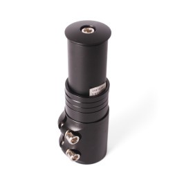 Удлинитель высоты рулевого штока Kenli KL-4025, алюминиевый, 1-1/8&amp;quot;x115 мм, болт 115 мм, проставочные кольца, черный