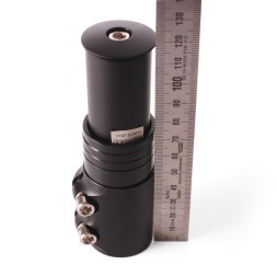 Удлинитель высоты рулевого штока Kenli KL-4025, алюминиевый, 1-1/8&amp;quot;x115 мм, болт 115 мм, проставочные кольца, черный