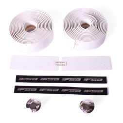 Обмотка велоруля FSA Ultragel Cork, белая