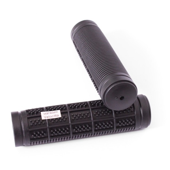 Грипсы велосипедные SR-18, 120 мм, резиновые, черный