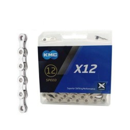 Цепь для велосипеда KMC X-12, 1/2"x 11/128", 12 speed, 126 звеньев, с замком, инд. упаковка