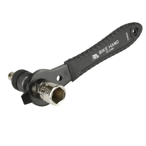 Съемник шатунов Bike Hand YC-216A, обрезиненная рукоятка, торг. уп.