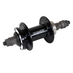 Веловтулка Quando KT-TD6R-32, MTB, задняя, ось 3/8&amp;quot;х135x145 мм, алюмин., под Disk 6 болтов, под трещотку, с гайками, 32 отверстия, б/уп.