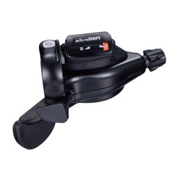 Шифтер/манетка велосипедный Microshift, TS71-3L, левый, 3-х скоростной, с тросом 1800 мм, б/уп.
