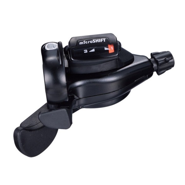 Шифтер/манетка велосипедный Microshift, TS71-3L, левый, 3-х скоростной, с тросом 1800 мм, б/уп.