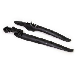 Крылья FN-012x1-0-BK, 28&amp;quot;(700С), комплект, перед./задн., за бустер вилки, за подседельный штырь, ширина 35 мм, пластик, торг. уп.