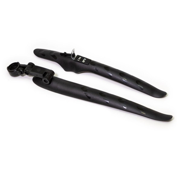 Крылья FN-012x1-0-BK, 28&amp;quot;(700С), комплект, перед./задн., за бустер вилки, за подседельный штырь, ширина 35 мм, пластик, торг. уп.