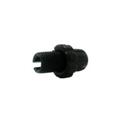 Натяжитель троса тормоза Kaityu KY401YBK, M7х16 мм, алюминиевый, черный, 10 шт.