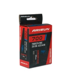 Камера Arisun Standard U011003, 700x25/38C (25/38-622/630) AV-33 мм, бутиловая 0.9 мм, инд. упак.