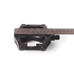 Педали пластиковые Feimin FP-836, MTB, 9/16", с отражателями, широкие, 96x84 мм, черный