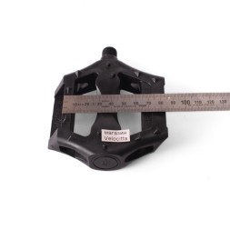 Педали пластиковые Feimin FP-836, MTB, 9/16", с отражателями, широкие, 96x84 мм, черный
