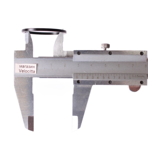 Кольцо проставочное Kenli KL-4021A, 1-1/8&amp;quot;, 2 мм, алюминий, черный