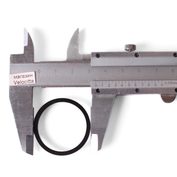 Кольцо проставочное Kenli KL-4021A, 1-1/8&amp;quot;, 2 мм, алюминий, черный