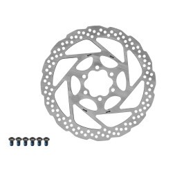 Ротор велосипедный Zeem BL-002, тормозной диск 160 мм, 6 болтов, 44 мм, стальной