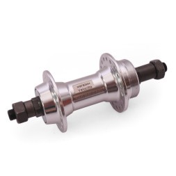 Втулка велосипедная Shunfeng SF-A203R silver, задняя, ось 3/8"х135x145 мм, ALU, под V-br, под трещотку, на эксцентрике, 36 отверстий, хром