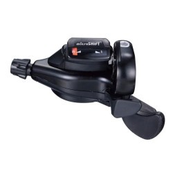 Шифтер велосипедный Microshift TS71-8R, правый, 8-ми скоростной, трос 2050 мм, черный