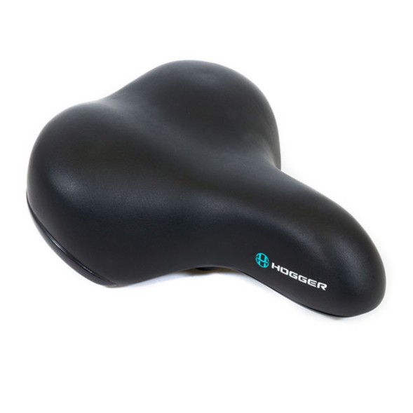 Седло велосипедное Hogger SDHG55208E0BK, 255x208 мм, комфорт, унисекс, эластомер, Black