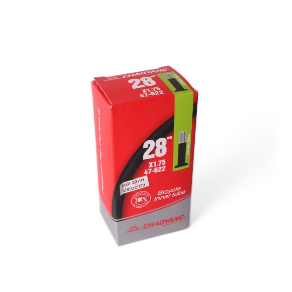Камера велосипедная Chaoyang 28&amp;quot; x1.75 (47-622), AV 48 мм, в торговой упаковке