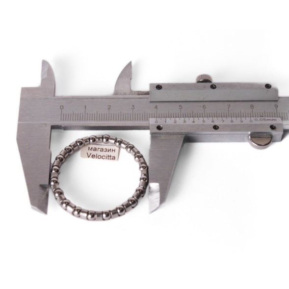 Подшипник рулевой колонки 5/32&amp;quot;x20 шаров, 1-1/8&amp;quot;, в сепараторе, серебристый