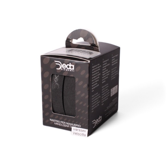 Обмотка для велоруля Deda Tape, Elementi Night black, клеевая основа, длина 180 см.