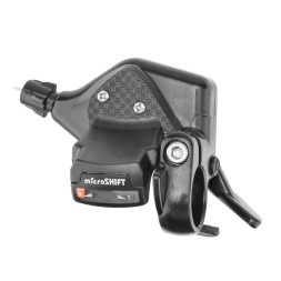 Манетка велосипедная Microshift TS71-9R, правая, 9-ти скоростная, с тросом 2050 мм, торг. уп